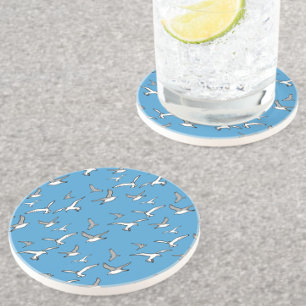 Birds - a Flock of Seagulls Coaster