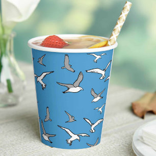 Birds - a Flock of Seagulls Paper Cups