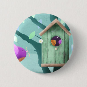Birds airline food - pin badges