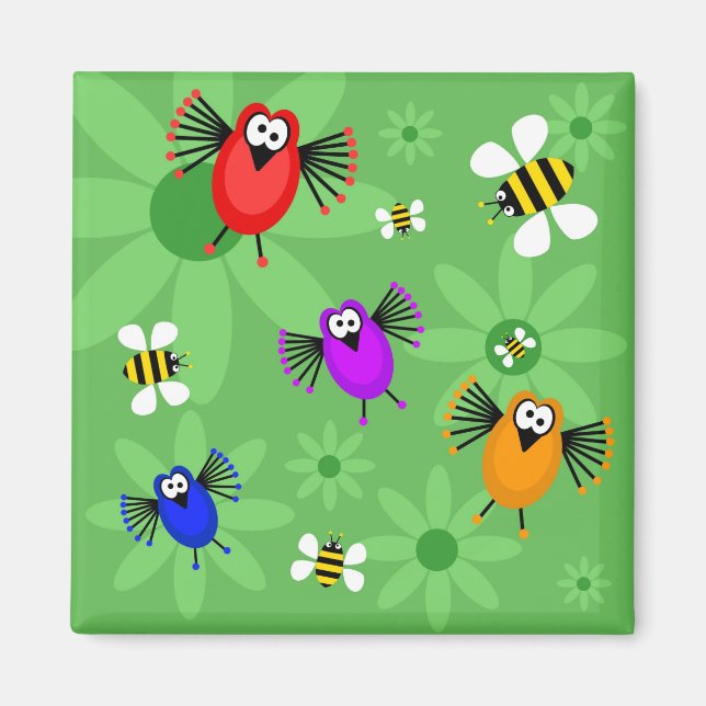 Birds and Bees Magnet (Front)
