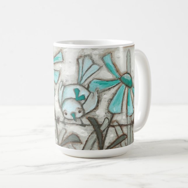 Birds and Blooms/Laguna Blue - Mug (Front Right)
