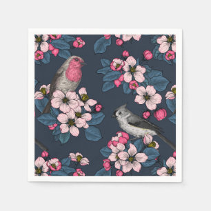 Birds and Blossoms Napkin