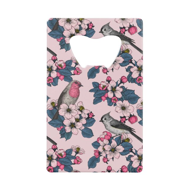 Birds and Blossoms on pink (Front)