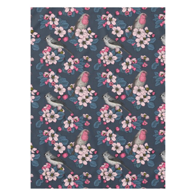 Birds and Blossoms Tablecloth (Front)