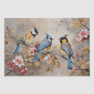Birds and Branches Decoupage Tissue Paper
