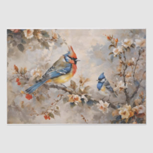Birds and Branches Decoupage Tissue Paper