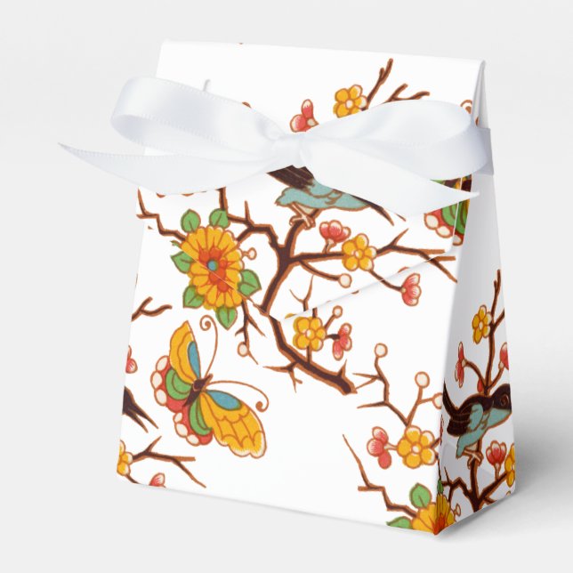 Birds and Butterflies Favour Box (Front Side)