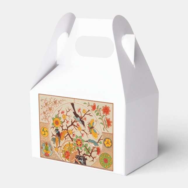 Birds and Butterflies Favour Box (Front Side)