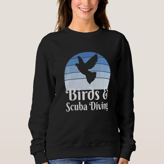 Birds And Diving   Sweatshirt (Front)