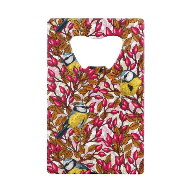 Birds and dog rose hips (Front)