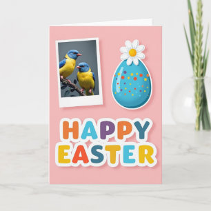 Birds And Egg Happy Spring Card