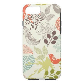 birds and flowers Case-Mate iPhone case