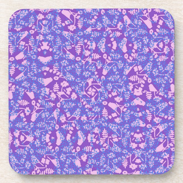 Birds And Flowers Coaster (Front)
