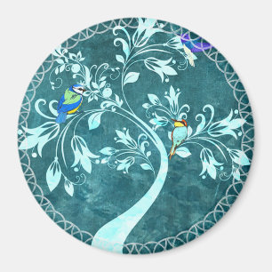 Birds and Flowers Magnet