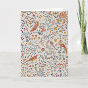 Birds and Flowers, William Morris Card