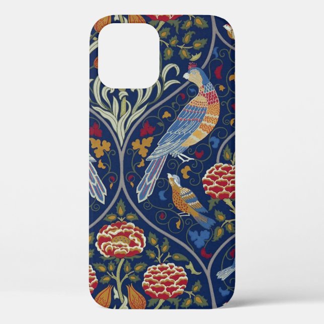 Birds and Flowers, William Morris Case-Mate iPhone Case (Back)