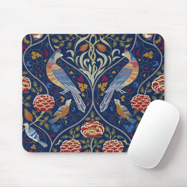 Birds and Flowers, William Morris Mouse Pad (With Mouse)