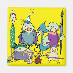 Birds and Friends Magnet
