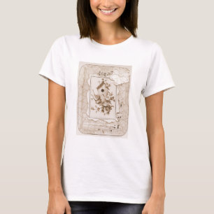 Birds And House Shabby Chic T-Shirt