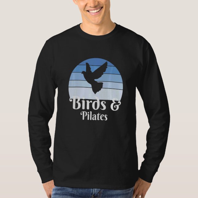 Birds And Pilates   T-Shirt (Front)