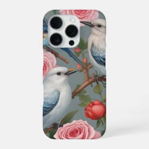 Birds and Roses iPhone 16 Pro Case