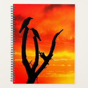 Birds and Sunset Planner