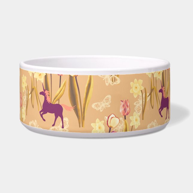 Birds and Unicorns on Spring Meadow (Left)