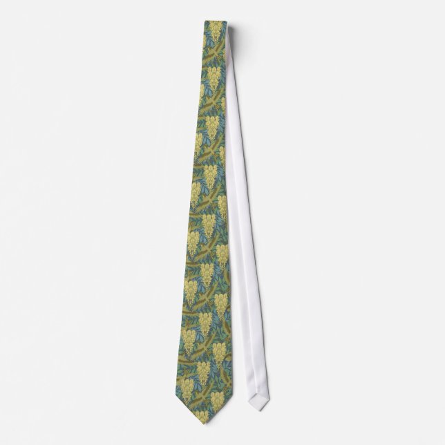 Birds and Wisteria - Tie (Front)
