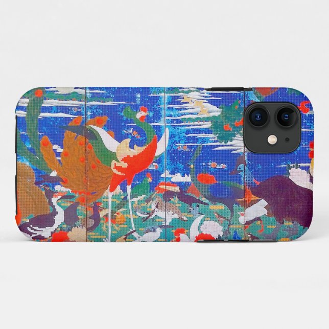 Birds, Animals, & Flowering Plants (Left) Jakuchū Case-Mate iPhone Case (Back (Horizontal))