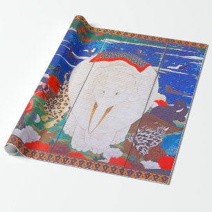 Birds, Animals, & Flowering Plants (Right) Jakuchū Wrapping Paper