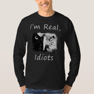 Birds Are Definitely Real Parody Angry Eagle T-Shirt