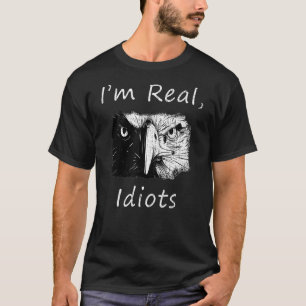 Birds Are Definitely Real Parody Angry Eagle T-Shirt