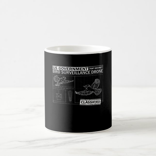Birds Aren't Real - Funny Birdwatching Coffee Mug (Center)