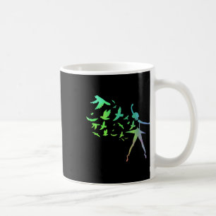Birds Ballerina Silhouette Ballet Dancing Coffee Mug