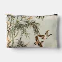 Birds Bamboo Asian Japanese Vintage
