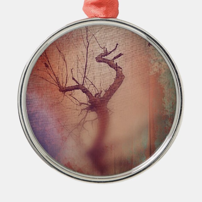 Birds before the storm metal tree decoration (Front)