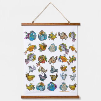 Birds & Birdies Hanging Tapestry