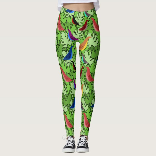 Birds, Birds, Birds  Leggings (Front)