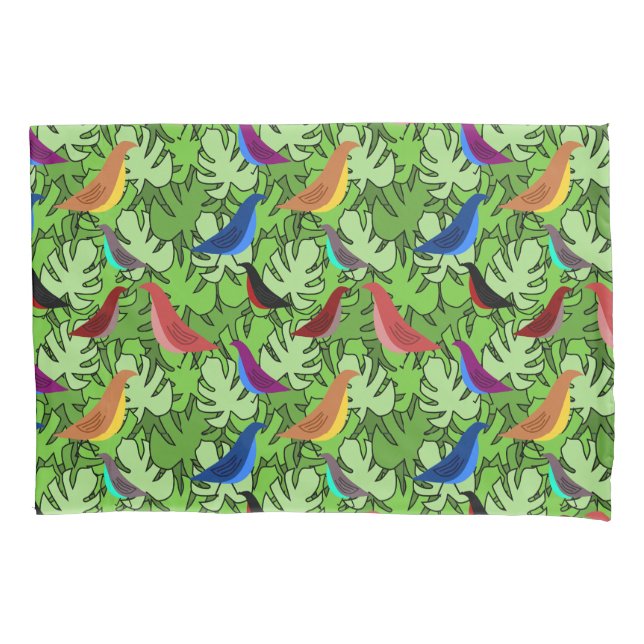 Birds, Birds, Birds  Pillowcase (Front)