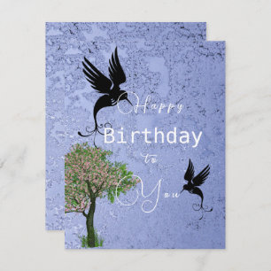 Bird's birthday card
