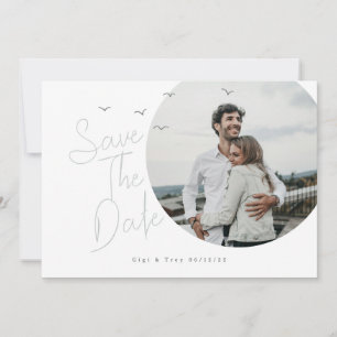 Birds & Breezy Save The Date Card
