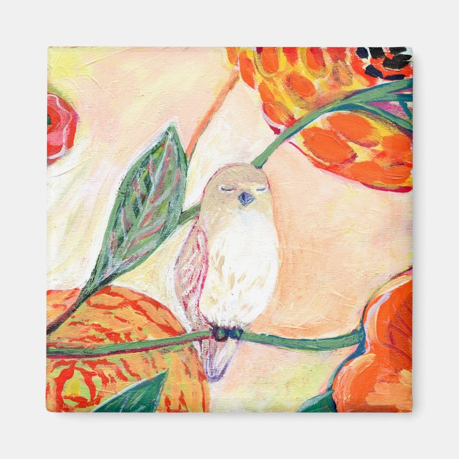 Birds & Butterflies No 5 Magnet (Front)