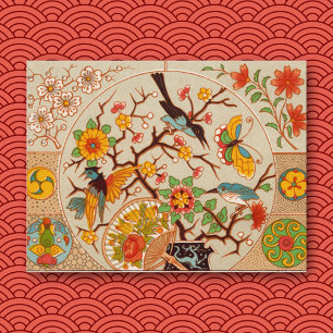 Birds & Butterflies Postcard