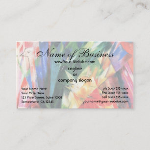 Birds by Franz Marc; Vogel Business Card