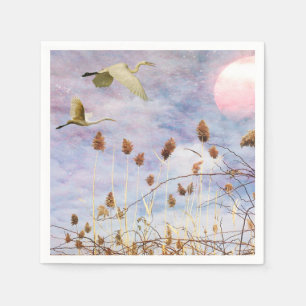 Birds by the Seashore  Napkin