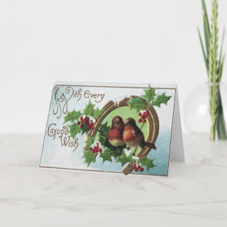 Birds Christmas Card