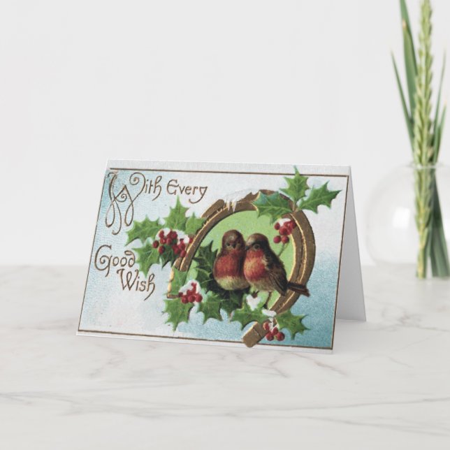 Birds Christmas Card (Front)