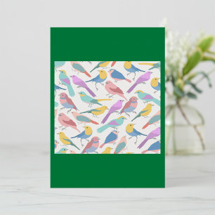 Birds Colour Invitation