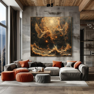 Bird's Cosmic Shelter Poster