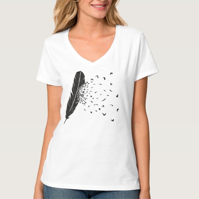 Birds Erupting of a Feather T-Shirt (Front)